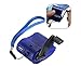 USB Hand Dynamo Charger, CandyQ Travel Hand Emergency Phone Charger (Blue)