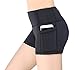 Munvot Women's Active Yoga short Gym Workout Shorts With Side Pocket
