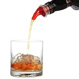 Bartender Gear Measured Pour Spouts for Half Gallon & 1.75 Liter Bottle Pourer - Auto-Measuring 1.5 oz (45 ml) Cork 25mm 6-pack