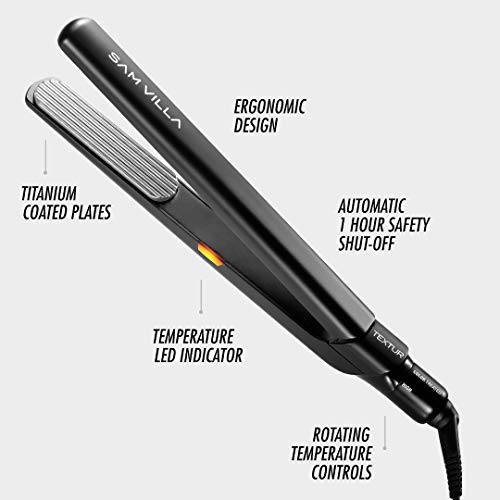 Sam Villa TEXTUR Professional Texturizing Hair Crimper Hair Iron With