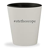 #stethoscope - Hashtag White Outer & Black Inner