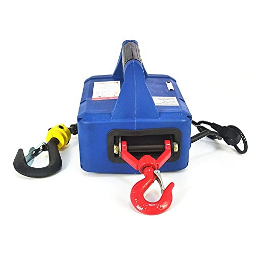 INTBUYING 450KG Electric Winches 110V Electric Hoist Winch with
