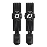 No Tie Shoelaces - Easy To Install Elastic Shoe Laces for Kids and Adults - Black