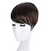 Clip in Bangs Human Hair KNITTING One Piece 100% Real Human Hair Side Swept Clip in Fringe Bangs Hair Extensions
