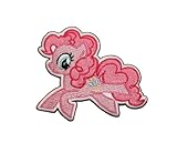 My Little Pony MLP Pinkie Pie Patch Pinkamena G4 Embroidered Iron On Applique