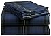 Amazon Brand – Pinzon 160-Gram Yarn-Dyed 100-Percent Cotton Flannel Sheet Set, Queen, Blackwatch Plaid