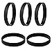 Green House-5pcs Blank Wristband Black Fashion Sports Silicone Wristband Bracelets
