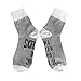 ORYCOOL Funny Socks, Novelty Ankle Crew Socks Anti-Slip Cotton Socks Great Gift for Mens Womens Kids Boys Youth Gamer Lovers (Grey)