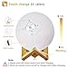 GDREAMT Moon Lamp 5.9 inch 16 Colors 3D Moon Light with Remote&Touch Control/Timer Function/Dimmable/Universal USB Rechargeable Night lamp Valentine's Day Gift (15cm)