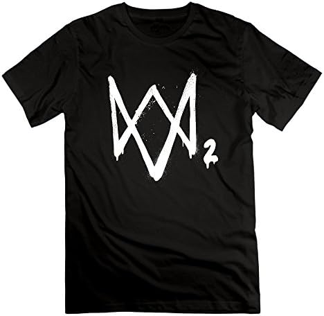 Watch Dogs 2 Game Logo MENS' Fashion T Shirt Printing