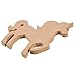 Wood Cutouts for Crafts, Wooden Unicorn (7.5 x 6.7 in, 6-Pack)