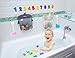 Comfylife Baby Bath Toy Organizer - Shark (2 Bath Toy Storage Nets, 10 Toy Numbers & 10 Strong Hooks) - Great Bath Net for Kids - Cute Bathtub Toy Organizer and Bath/Shower Caddy Storage Solution