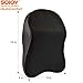 Sojoy Patented Universal Ergonomic Streamlining Car Seat/Cushion Lumbar and Neck Support (17x13x5.5)