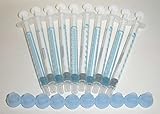BAXA ExactaMed Oral Liquid Medication Syringe 1cc/1mL 10/PK Clear Medicine Dose Dispenser With Cap Exacta-Med BAXTER Comar Latex Free