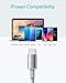 Anker USB C Cable to USB 2.0 [2Pack] Double Braided Nylon Type C Charging Cable for Samsung Galaxy S8 S8+ S9 S9+, HTC 10, Sony XZ, LG V20 G5 G6, Xiaomi 5 (Silver, 3 ft)