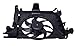 TOPAZ 0002009323 Radiator Cooling Fan Assembly for 2007-2015 Smart Car Fortwo 451
