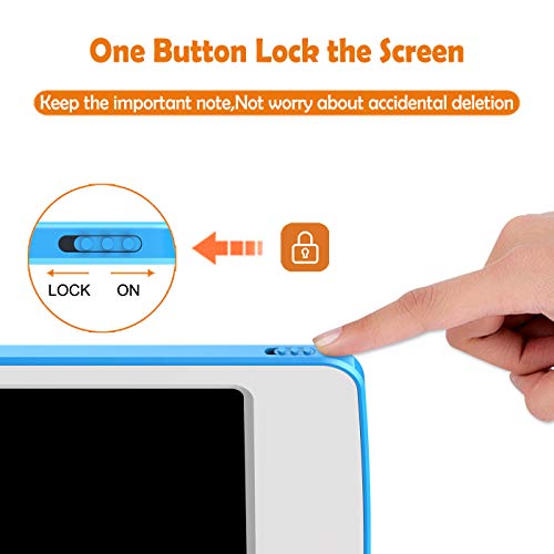 LCD Writing Tablet, Coovee 10 Inch Digital Ewriter Electronic Graphics Tablet Portable Mini Board Handwriting Pad Drawing Tablet with Memory Lock Suitable for Kids Home School Office