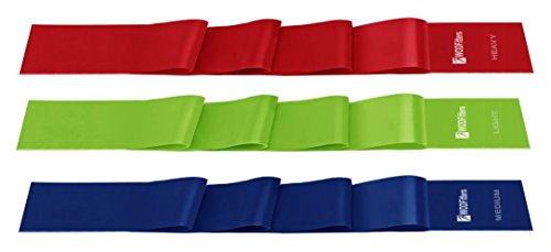 Wodfitters professional latex resistance bands set of 5…