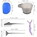 Hair Coloring Kit DIY Dyeing Tool Kit, Hair Tinting Mixing Bowl Comb Dye Brush Ear Caps Shower Cap and Gloves Cape Hair Dye Tools - 13 Piece