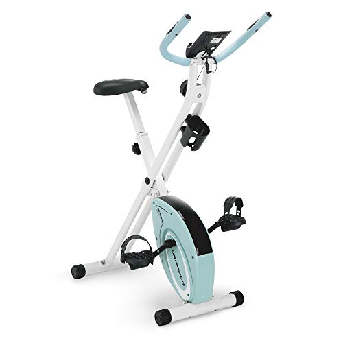 Marcy Foldable Upright Exercise Bike with Adjustable Resistance