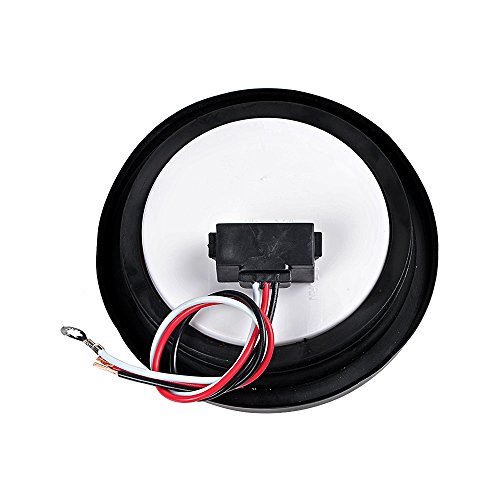 20PCS 4" Round RED 24-LED CLEAR Lens Tail Lights Stop Brake Running Park Lamps Grommet & Plug for Truck Trailer RV ATV UTV Boat - Thumbnail 5