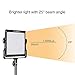 GVM 480 LED Video Panel Light Dimmable Bi-Color Camera Light in Metal Housing with Digital Readout for Studio, YouTube Outdoor Video Photography Lighting Kit 2300K-6800K, CRI 97+ TLCI 97 +