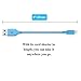 Short iPhone Cable, Spater 8-Inch USB Charging/Sync Mini Data Cable for iPhone x 8 7 7S 6 6S 5 5S 5C, iPad Mini, iPad Air, iPod Touch 5, iPod Nano (5 Packs) (Blue)