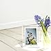 Giftgarden 4x6 Picture Frame Glass Modern 4 by 6 Photo Frames Friends Gifts for Tabletop Display, 2 Pack