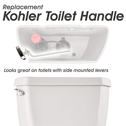 Kohler Toilet Flush Handle Replacement, Fits Side Mount Toilet Tank