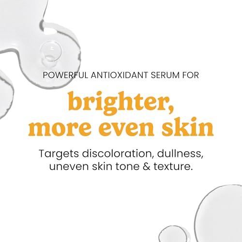 Timeless Skin Care Vitamin C Serum with Vitamin E & Ferulic Acid - Brightening Serum - for Oily & Dry Skin - Fragrance-Free - 1 oz