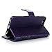 MOLLYCOOCLE iPhone 6 Case, iPhone 6s Wallet Case (Not Plus), Purple Stand Credit Card ID Holders Magnetic Flip Folio TPU Soft Bumper PU Leather Ultra Slim Fit Cover Case for iPhone 6/6s 4.7 Inch