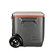 Coleman 3000002005 50Qt Xtreme Wheeled Cooler Dark Gray/Org/Light Gray
