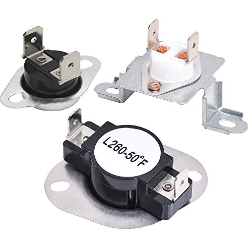 DC96-00887A & DC47-00018A & DC47-00016A Dryer Thermal Fuse and Thermostat Kit Replacement by Blue Stars - Exact Fit For Samsung & Kenmore Dryers