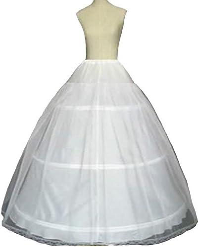 Fair Lady3 Hoops Petticoat Skirt for Women Under Dress Crinoline Hoop Skirt Wedding Tutu Underskirt