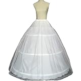 Fair Lady 3 Hoop Ball Gown Full Crinoline Petticoat for Women Wedding Skirt