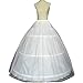 Fair Lady 3 Hoop Ball Gown Full Crinoline Petticoat for Women Wedding Skirt