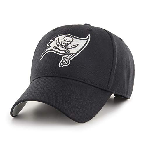 OTS NFL Tampa Bay Buccaneers All-Star Adjustable Hat, Black & White, One Size