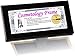 CreativePF [3.5x8.5bk] Black License Frames for Cosmetology Professionals - State Board License Holder Displays Certificates, Tax License and More - Self Standing with Hanger primary