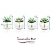 Japanese Style Artificial Succulent Plants in pot- Set of 4 Mini fake succulent plants Artificial Succulent Plants fake succulent plants in pot faux succulent plants fake cactus succulents - Set of 4