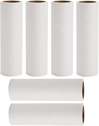 Tahbarshi Lint Roller Refills 6 Pack 16 cm Large Sheets 360 Count