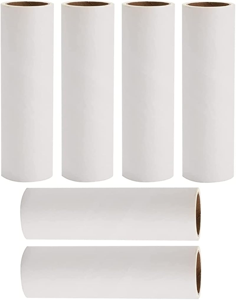 Tahbarshi Lint Roller Refills 6 Pack 16 cm Large Sheets 360 Count