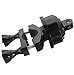 Hooshion Extendable Professional Aluminum 360 Degree Swivel Rotating Helmet Self Mount Adapter Handlebar Bike Mount for Gopro Camera Sports Camera