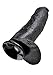 Pipedream King Cock with Balls, Black, 12 Inch