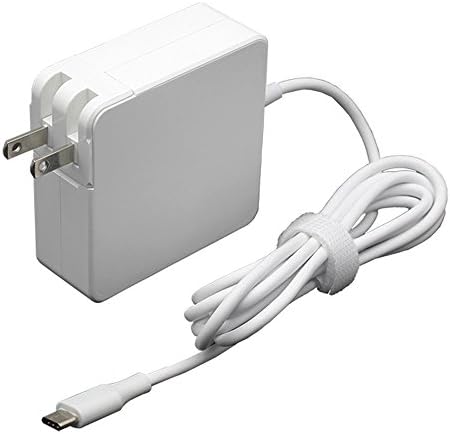LANYOS 61W USB C Type-C Power adapter Wall charger Quick Charge 3.1 For MacBook 12 inch ,Type C Laptops, Type C Smart Phones,White