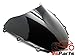 9sparts® Black Smoke Double Bubble Transparent Windscreen Windshiled for 2004 2005 2006 2007 Honda CBR1000RR CBR 1000RR