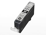 Genuine Canon CLI-221 Black in Factory Shrink Wrap and Easy Open Bulk Packaging-Black (2946B004) No Retail Boxes or Plastic Packaging!