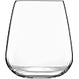 Luigi Bormioli Talismano 15.25 oz Glass, Set of4 Double Old Fashion Drinkware, 450ml, Clear