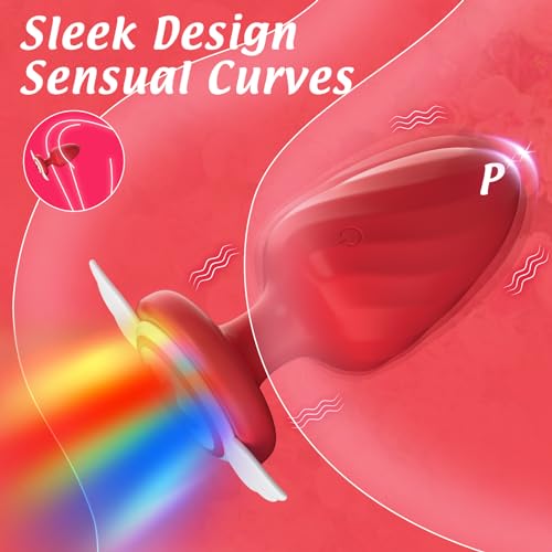Anal Plug Vibrating Butt Plug Adult Sex Toys, Light Up Anal Toys Vibrator Prostate Massager with 10 Vibration, Female/Male Sex Toy for Men Women Couples, Anal Plugs Waterproof & Remote Control