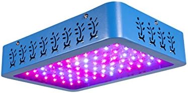 SpectralGrow 450W LED Grow Lights Full Spectrum with UV IR for Hydroponic Indoor Greenhouse Garden Plants Growing Veg and Flower Cannabis Marijuana,Larger Size Plant Light Fixtures(Blue02)