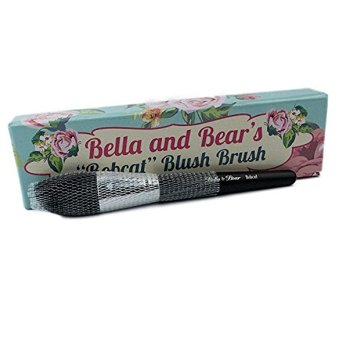 Bella and Bear Blush Brush for highlighting bronzing contouring suitable for creams and powders vegan friendly - Thumbnail 7
